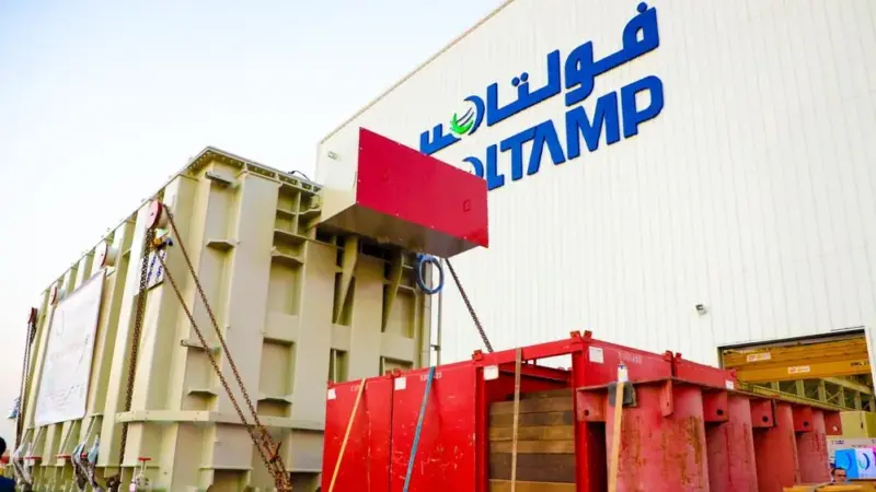 فولتامب تدشن أكبر محول طاقة تم تصنيعه على مستوى الخليج