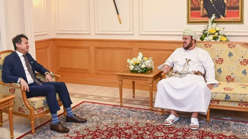سمو السيد أسعد بن طارق يستقبل المدير العام للمنظمة العالمية للملكية الفكرية