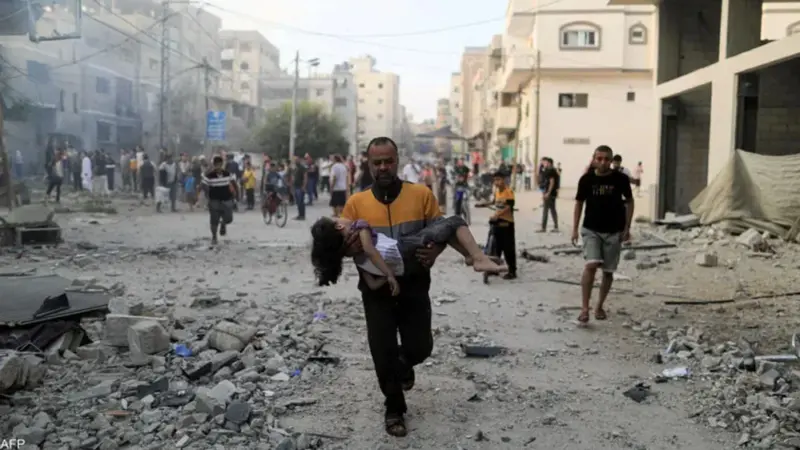 ارتفاع عدد الشهداء في القصف الإسرائيلي على غزة لنحو 3000 شخص