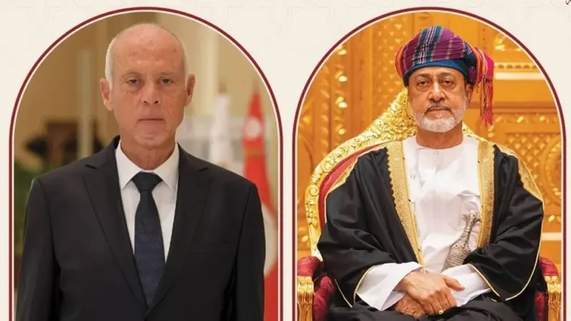 جلالة السلطان المعظم يهنئ رئيس تونس في ذكرى استقلال الجمهورية