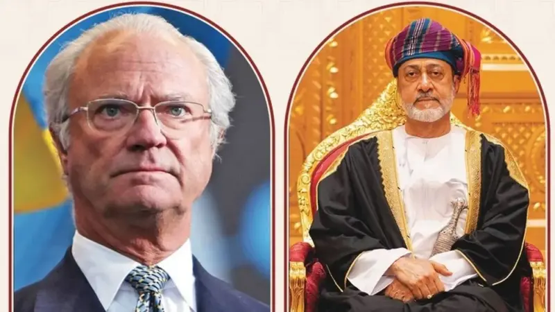 جلالة السلطان يهنئ ملك السـويد في العيد الوطني للمملكة