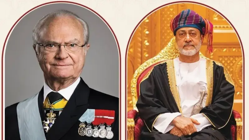 جلالةُ السُّلطان المعظّم يتلقى اتصالًا هاتفيًّا من ملك السويد