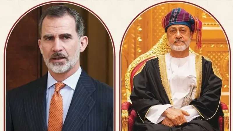 جلالة السُّلطان المعظم يعزي ملك إسبانيا في ضحايا فيضانات