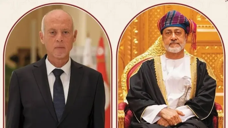 جلالةِ السُّلطان يهنئ رئيس تونس في إعادة انتخابه رئيسا للجمهورية