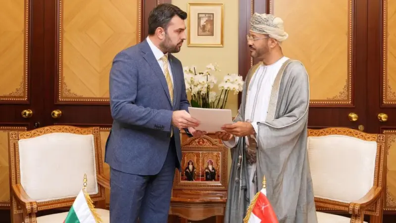رسالة خطية إلى جلالة السُّلطان المعظم من الرئيس البلغاري