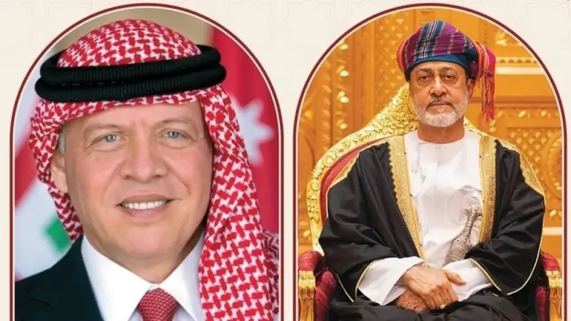 جلالةُ السُّلطان يهنّئ ملك الأردن بمناسبة نجاح عملية جراحية