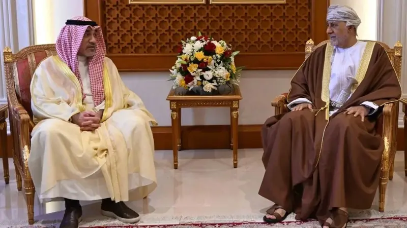 سمو السيد شهاب يستعرض العلاقات مع نائب رئيس حكومة الكويت