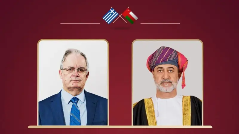 جلالةُ السُّلطان المعظم يهنّئ رئيس اليونان في العيد الوطني للجمهورية