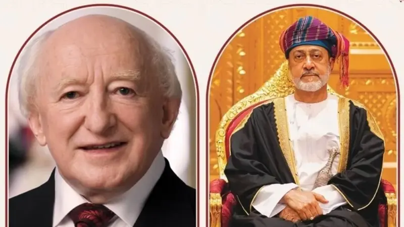 جلالة السلطان المعظم يبعث تهانيه في العيد الوطني لإيرلندا