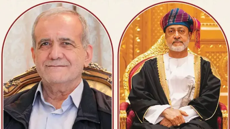 جلالةُ السُّلطان المعظّم يُجرِي اتصالًا هاتفيًّا مع الرئيس الإيراني